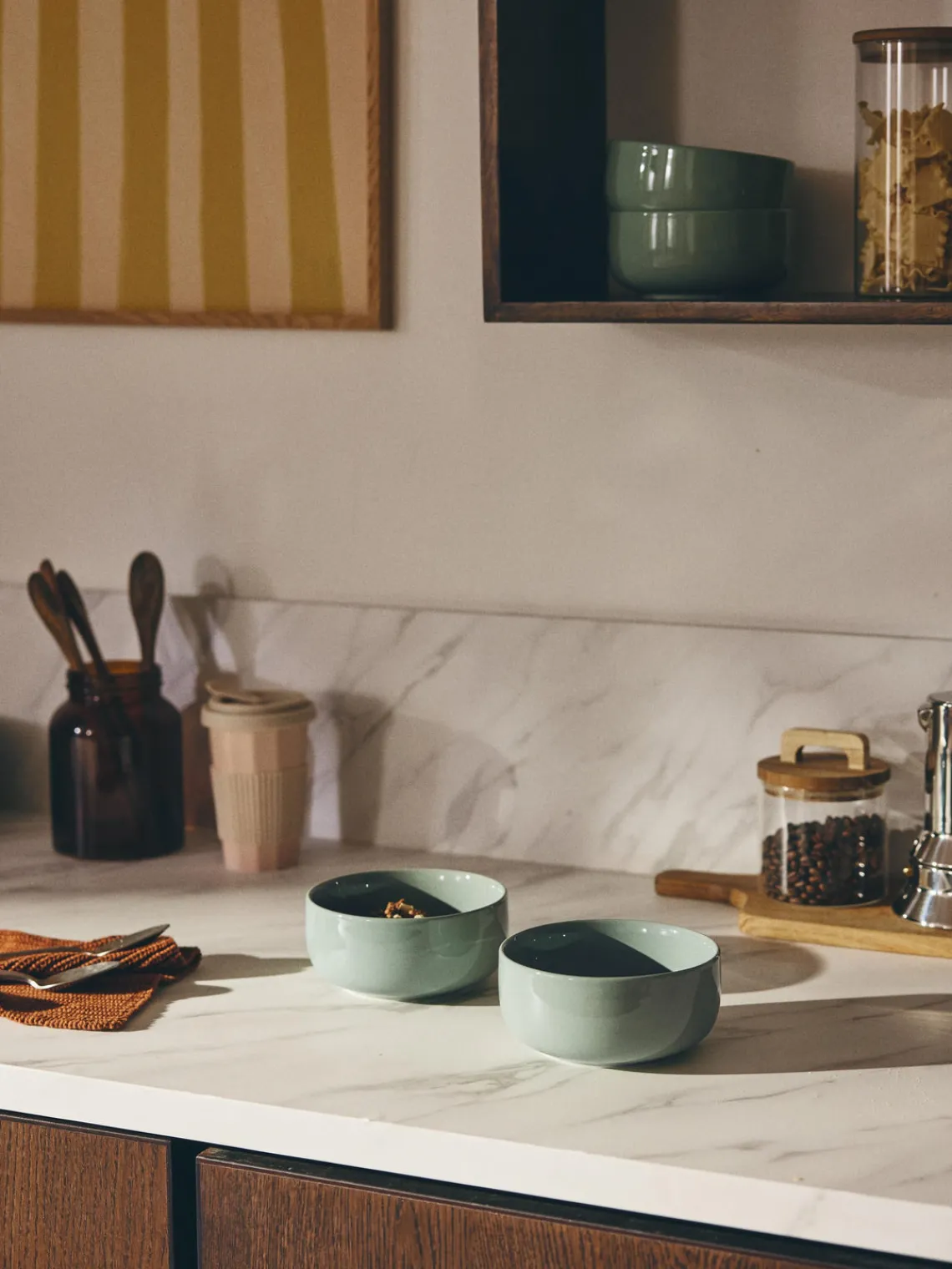 Cuencos de porcelana Nessa, 4 uds. Boles Y Tazones|Vajillas Completas