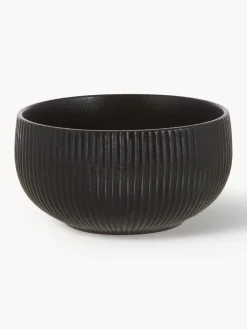 Outlet Cuencos mate con relieve Neri, 2 uds. Boles Y Tazones|Menaje De Mesa