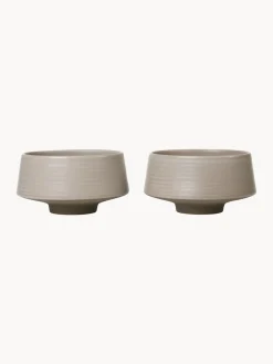Boles Y Tazones|Vajillas Completas>Broste Copenhagen Cuencos Miko, 2 uds. Gris, marrón