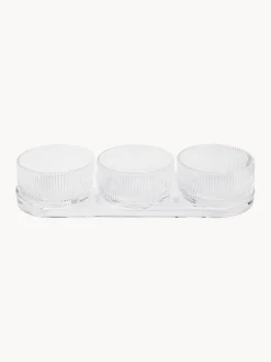 Sale Cuencos para salsa Pilastro con bandeja para servir, 4 pzas. Cuencos Aperitivos|Vajillas Completas