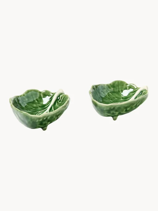 Cuencos Aperitivos|Vajillas Completas>BORDALLO PINHEIRO Cuencos pequeños pintados a mano Cabbage, 6 uds.