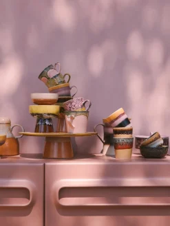 Online Cuencos pequeños pintados a mano 70's, 4 uds. Cuencos Aperitivos|Menaje De Mesa