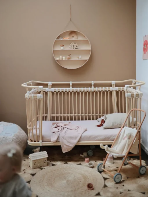 Cunas Para Bebé|Decoración Infantil>Bermbach Cuna artesanal de ratán Paul