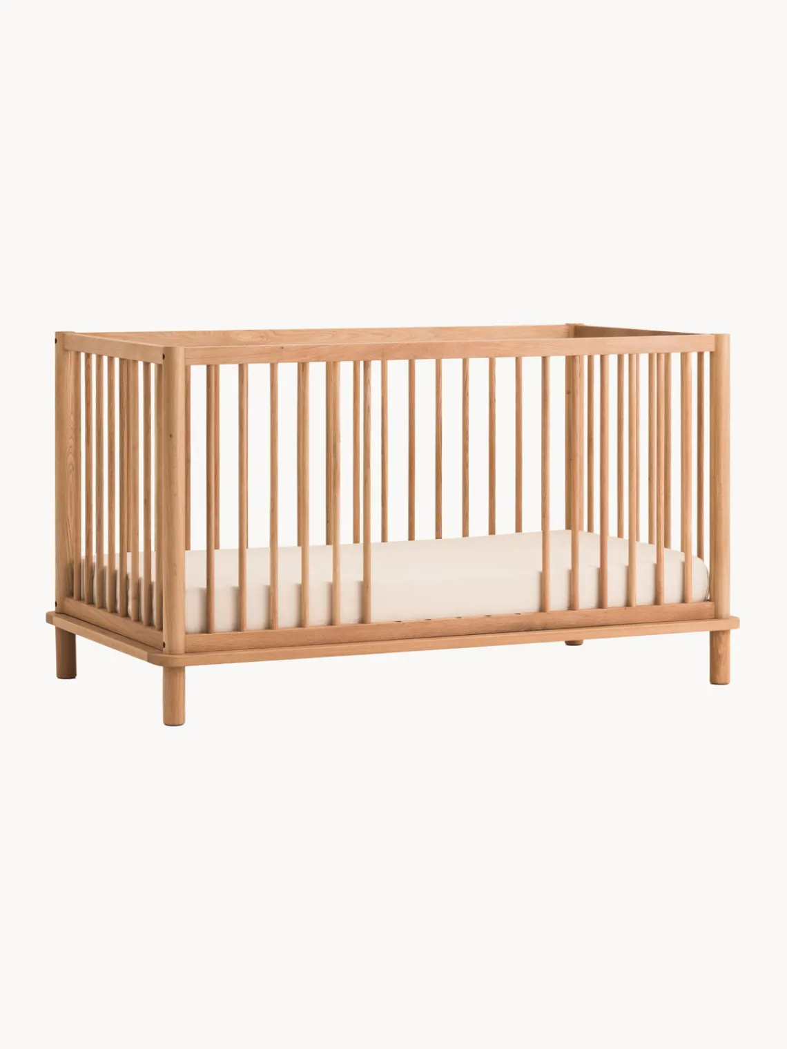 Outlet Cuna cama infantil extensible de madera de roble Latitude, 70 x 140 cm Niños Cunas Para Bebé|Decoración Infantil