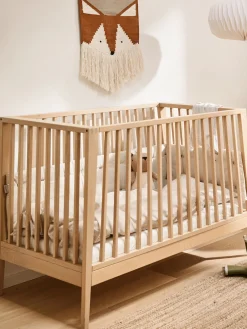 Cunas Para Bebé|Decoración Infantil>Leander Cuna de madera de roble Linea