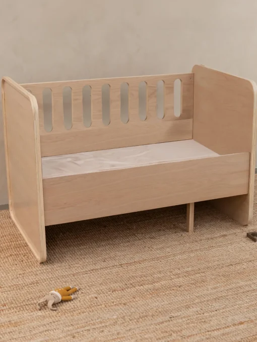 Cunas Para Bebé|Decoración Infantil>Nofred Cuna extensible para cama infantil Form, 70 x 120/160 cm Madera de roble