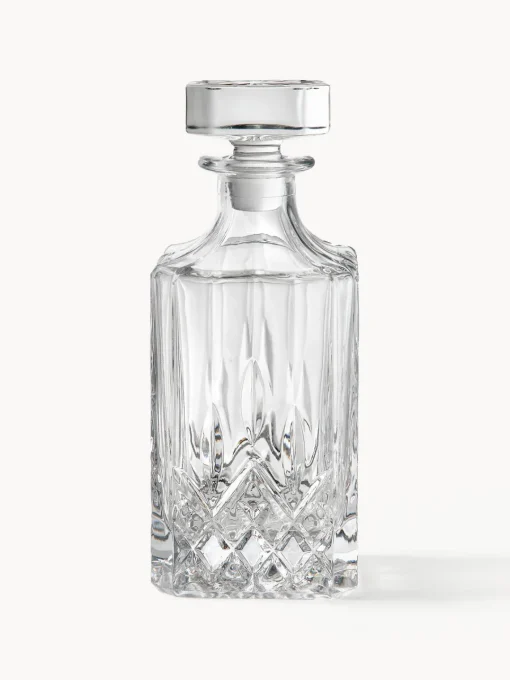 Vajillas Completas|Decantadores>Westwing Collection Decantador de cristal con relieve George, 700 ml
