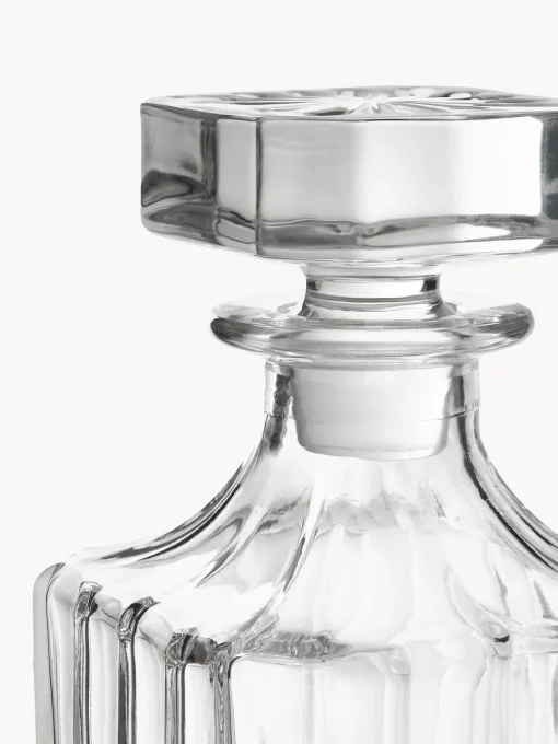 Vajillas Completas|Decantadores>Westwing Collection Decantador de cristal con relieve George, 700 ml