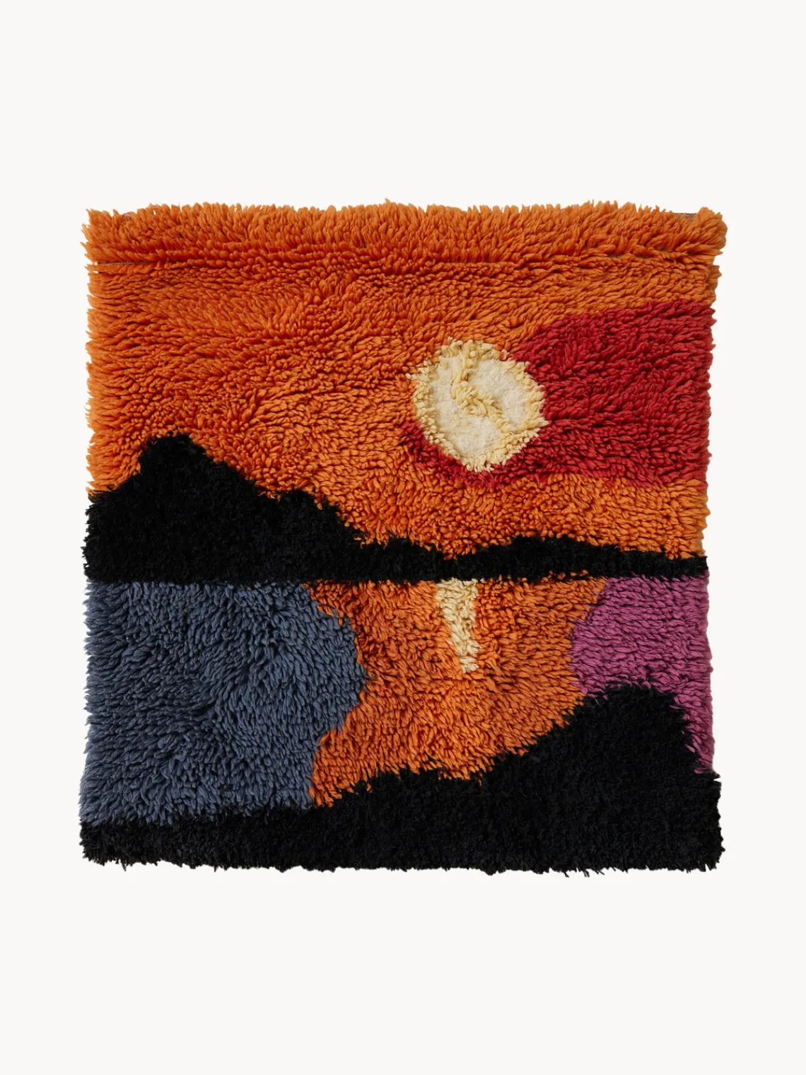 Objetos Decorativos De Pared|Jarrones>HKLIVING Decoración de pared artesanal de lana Sundown