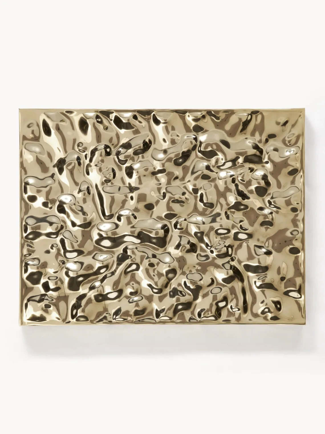 Objetos Decorativos De Pared|Jarrones>Westwing Collection Decoración de pared martillada Splash Dorado