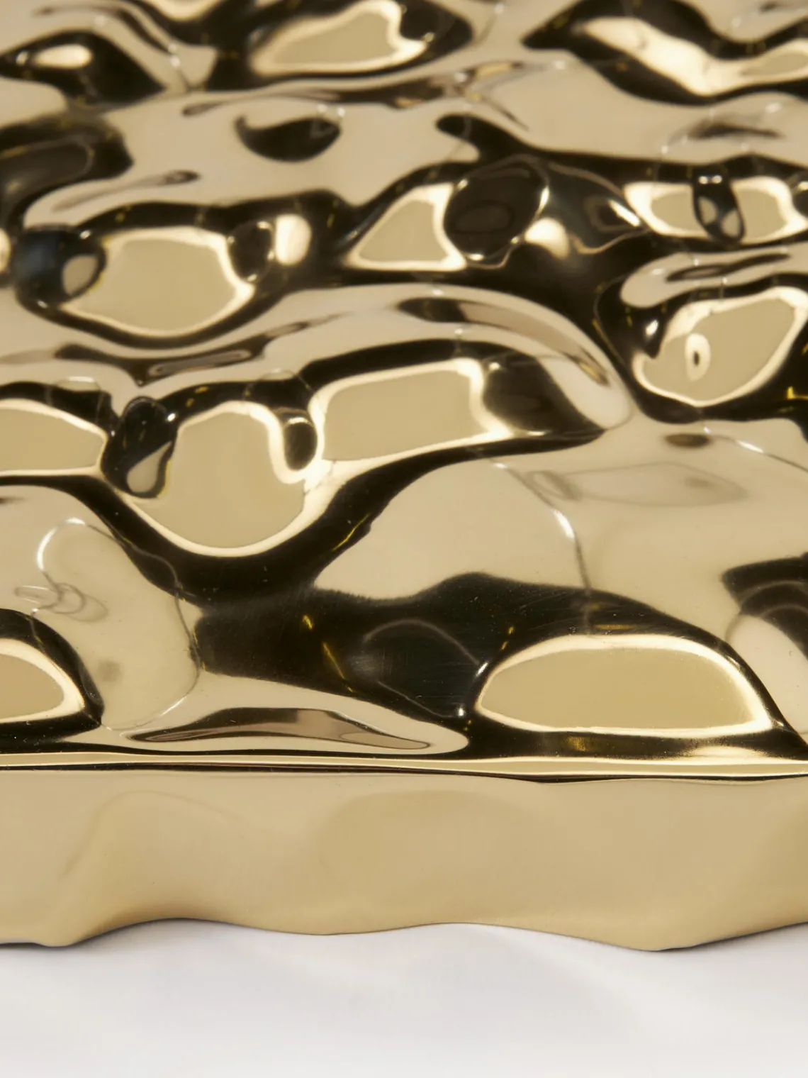 Objetos Decorativos De Pared|Jarrones>Westwing Collection Decoración de pared martillada Splash Dorado