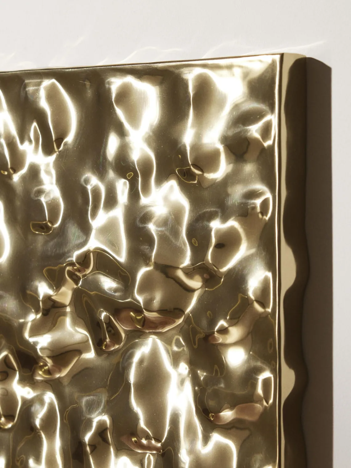 Objetos Decorativos De Pared|Jarrones>Westwing Collection Decoración de pared martillada Splash Dorado