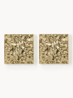 Online Decoraciones de pared martillada Splash, 2 uds. Jarrones|Objetos Decorativos De Pared