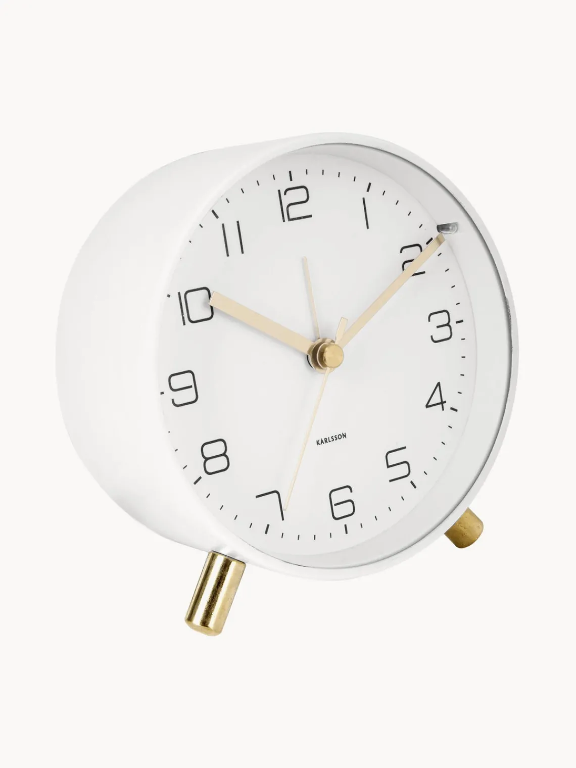 Relojes|Jarrones>Karlsson Despertador Lofty Blanco, dorado