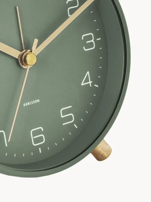 Relojes|Jarrones>Karlsson Despertador Lofty Verde oscuro, dorado
