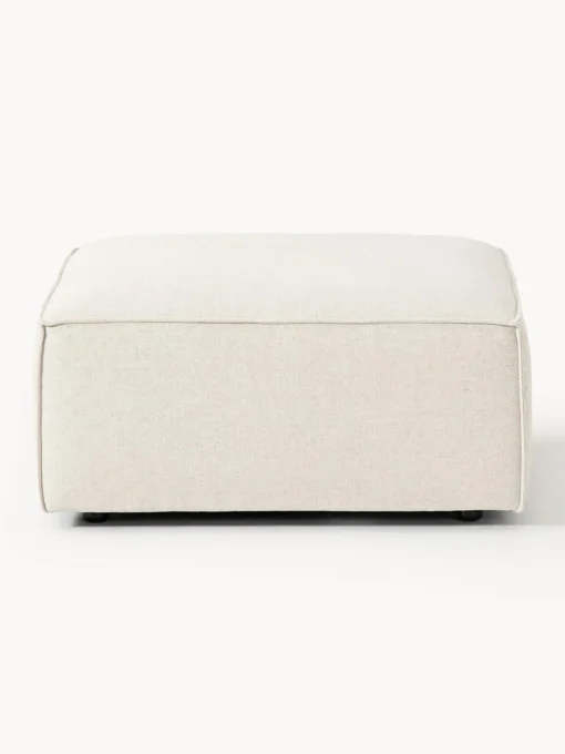 Reposapiés|Sofás>Westwing Collection Diván de mezcla de lino Lennon Mezcla de lino beige