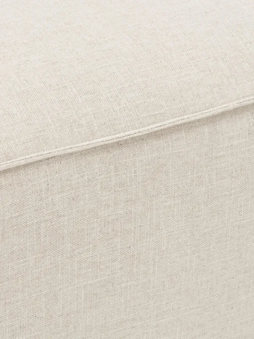 Reposapiés|Sofás>Westwing Collection Diván de mezcla de lino Lennon Mezcla de lino beige