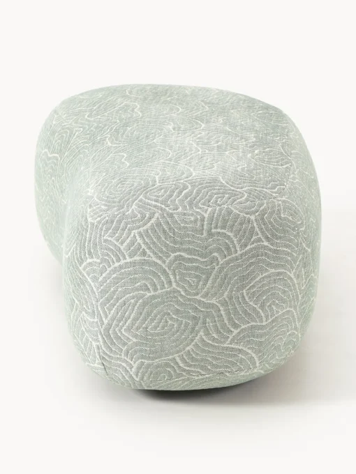 Reposapiés|Sofás>Westwing Collection Diván grande Alba Tejido verde oliva