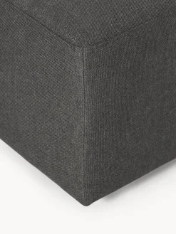 Reposapiés|Sofás></noscript>Westwing Collection Diván Melva, 99 x 42 cm Tejido gris antracita
