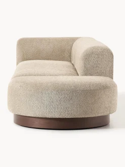 Best Diván modular de borreguillo bouclé con reposapiés Natalie Sofás