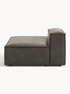 Sofás></noscript>Westwing Collection Diván modular de cuero reciclado Lennon Cuero taupe