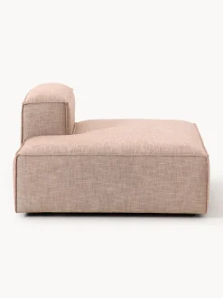 Sofás></noscript>Westwing Collection Diván modular de mezcla de lino Lennon Mezcla de lino rojo óxido