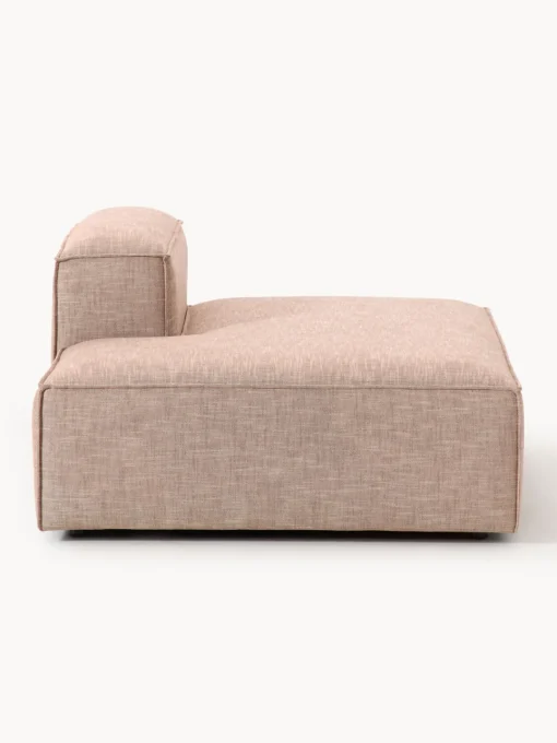 Sofás>Westwing Collection Diván modular de mezcla de lino Lennon Mezcla de lino rojo óxido