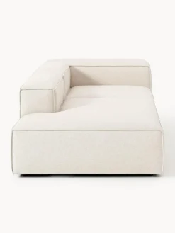 Sofás></noscript>Westwing Collection Diván modular de mezcla de lino Lennon Mezcla de lino beige