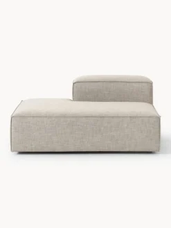 Sofás>Westwing Collection Diván modular de mezcla de lino Lennon Mezcla de lino gris