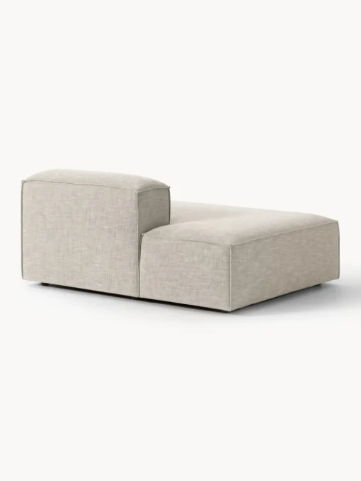 Sofás>Westwing Collection Diván modular de mezcla de lino Lennon Mezcla de lino gris