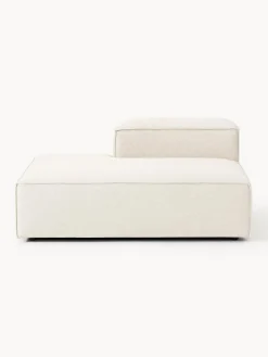 Sofás>Westwing Collection Diván modular de mezcla de lino Lennon Mezcla de lino beige