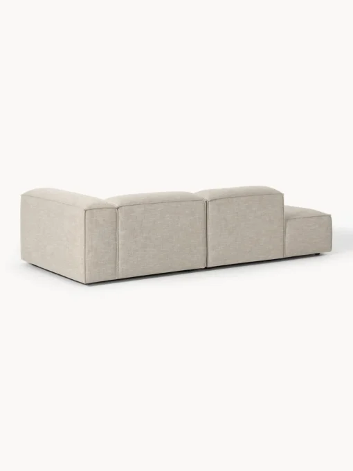 Sofás>Westwing Collection Diván modular de mezcla de lino Lennon Mezcla de lino gris