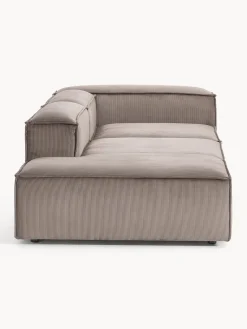 Sofás></noscript>Westwing Collection Diván modular de pana Lennon Pana taupe