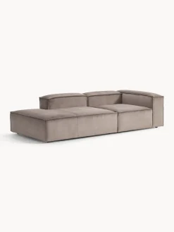 Sofás></noscript>Westwing Collection Diván modular de pana Lennon Pana taupe