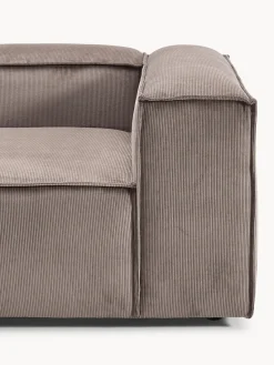 Sofás></noscript>Westwing Collection Diván modular de pana Lennon Pana taupe