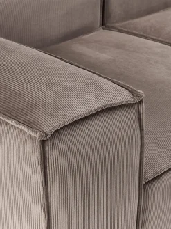 Sofás></noscript>Westwing Collection Diván modular de pana Lennon Pana taupe