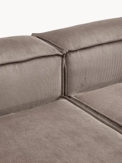 Sofás></noscript>Westwing Collection Diván modular de pana Lennon Pana taupe