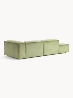 Sofás></noscript>Westwing Collection Diván modular de pana Lennon Pana verde oliva
