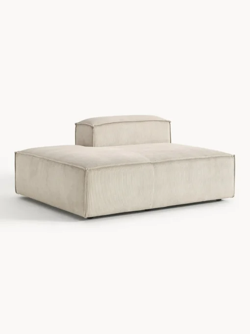 Sofás>Westwing Collection Diván modular de pana Lennon Pana beige claro