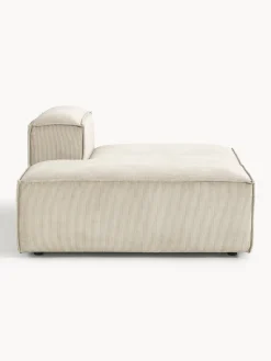 Sofás></noscript>Westwing Collection Diván modular de pana Lennon Pana beige claro