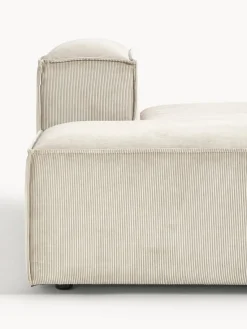 Sofás></noscript>Westwing Collection Diván modular de pana Lennon Pana beige claro