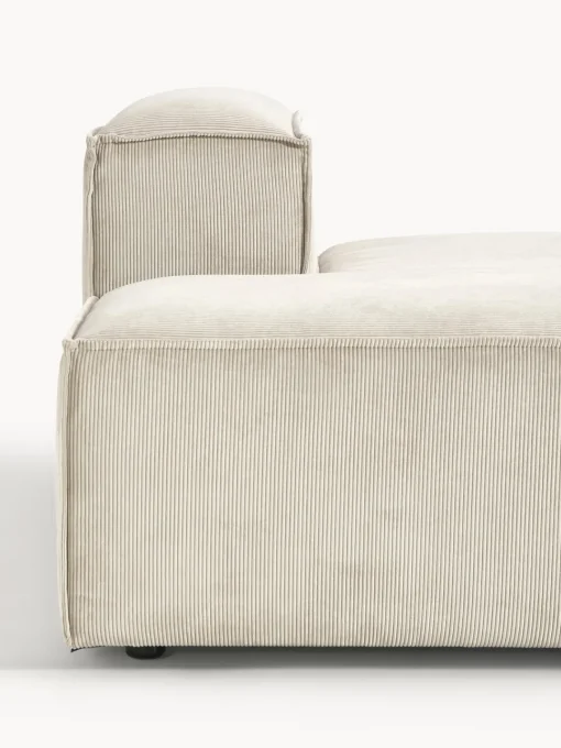 Sofás>Westwing Collection Diván modular de pana Lennon Pana beige claro
