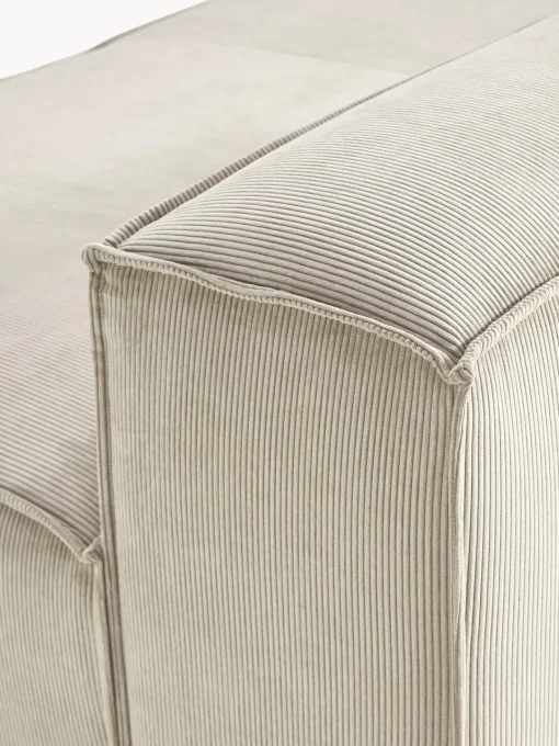 Sofás>Westwing Collection Diván modular de pana Lennon Pana beige claro