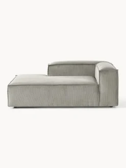 Sofás></noscript>Westwing Collection Diván modular de pana Lennon Pana gris
