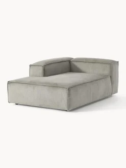 Sofás></noscript>Westwing Collection Diván modular de pana Lennon Pana gris