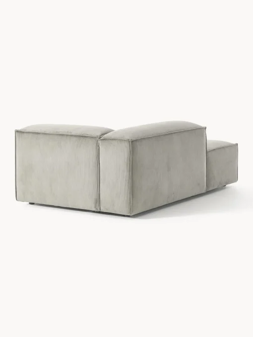 Sofás>Westwing Collection Diván modular de pana Lennon Pana gris