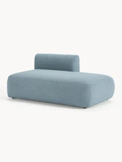 Sofás></noscript>Westwing Collection Diván modular en tejido bouclé Sofia Bouclé azul