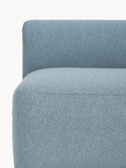 Sofás></noscript>Westwing Collection Diván modular en tejido bouclé Sofia Bouclé azul