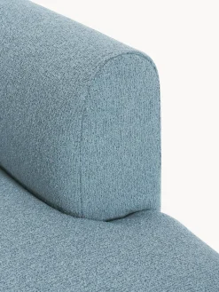 Sofás></noscript>Westwing Collection Diván modular en tejido bouclé Sofia Bouclé azul