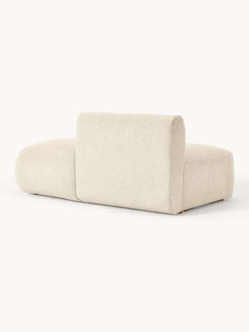 Sofás>Westwing Collection Diván modular en tejido bouclé Sofia Bouclé beige claro